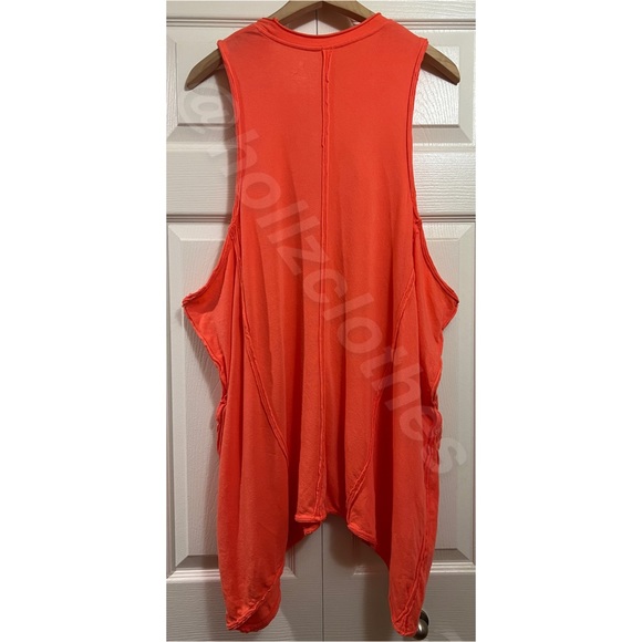 ❌SOLD❌ NWOT Free People Sleeveless Patch Pocket Dress Coral ❌SOLD❌ - Picture 9 of 12